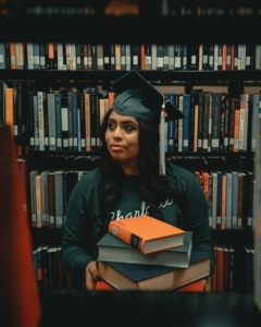 JBAY youth in the library